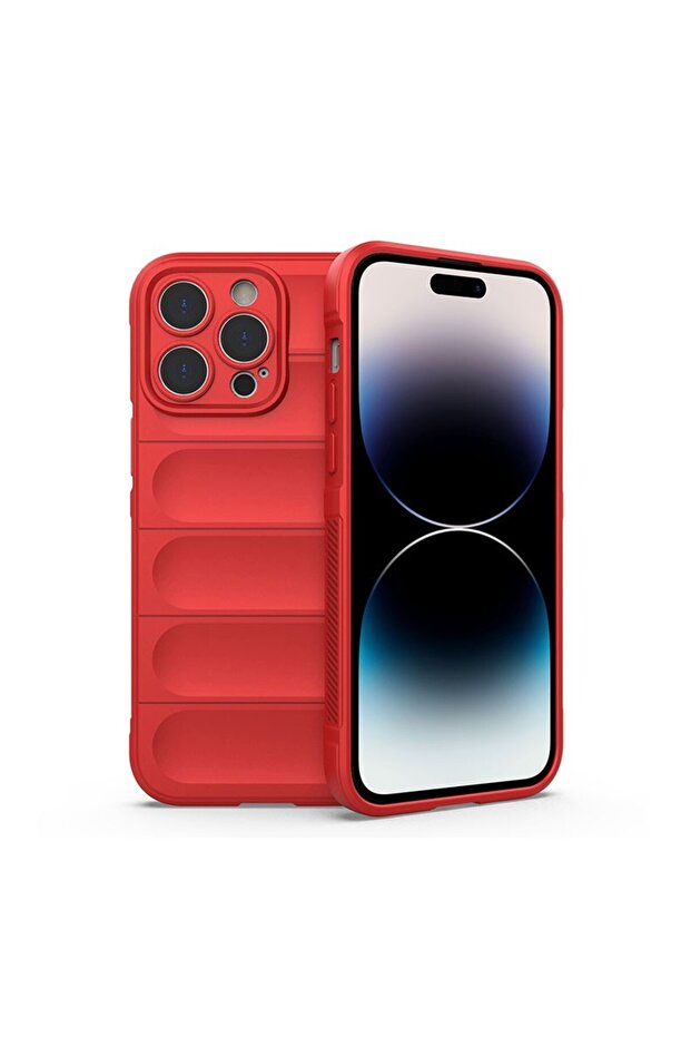 Magic Shield Θήκη Σιλικόνης Red (Apple iPhone 14 Pro Max)