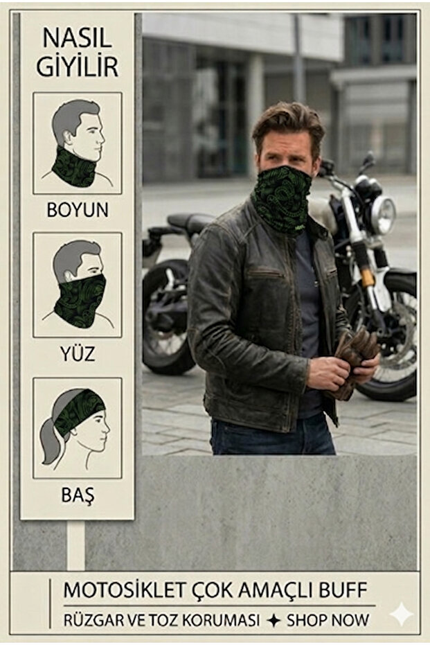 Unisex Running Cycling Motor for Buff Neck Gaiter Uv Protection Thermal Mask