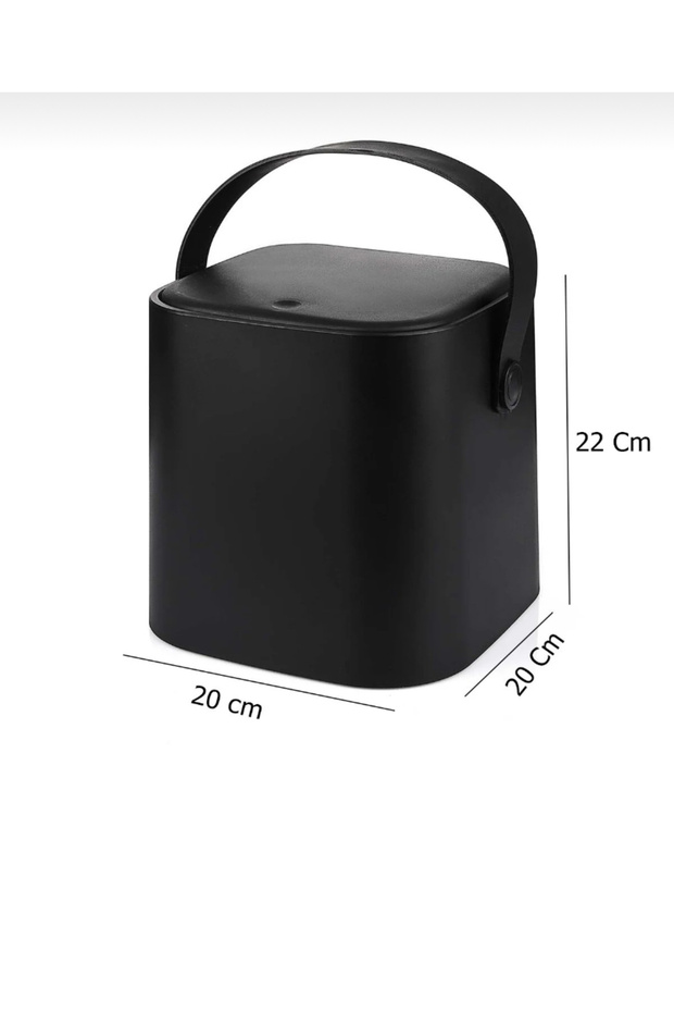 Magic Inner Bucket with Handle Countertop Kitchen Trash Can 4 Liters