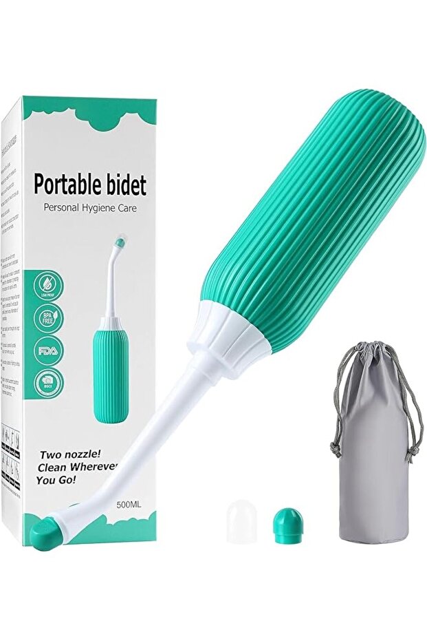 water bottle multi purpose ,500ml Portable Shattaf Bidet with Handheld Sprayer and Retractable Nozzle