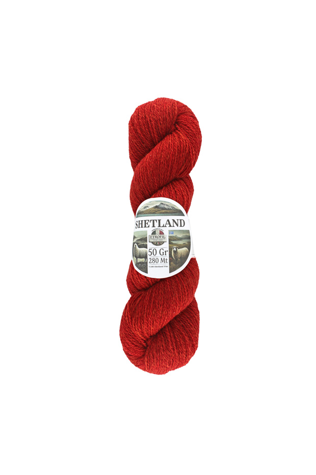 Shetland Knitting Yarn Cognac 100% Shetland Wool 50g 280m (73393)