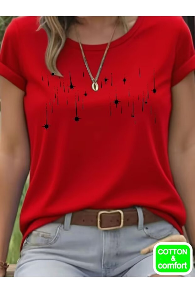 Unisex Comfortable Fit Tshrit Mixed Printed Tshirt