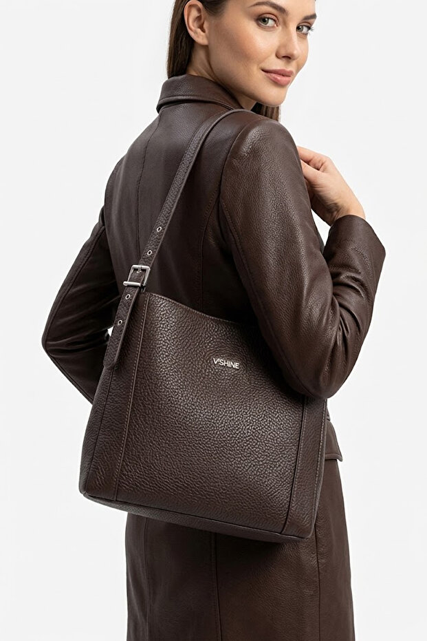 Elit Vsn3120C Women's Shoulder Bag Brown