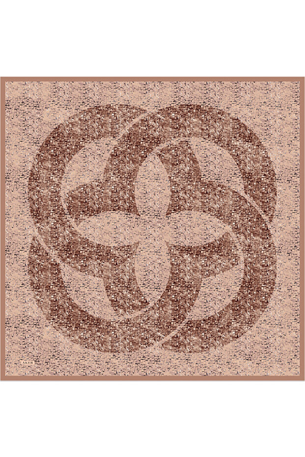 Light Pink 90X90 Silk Twill Scarf