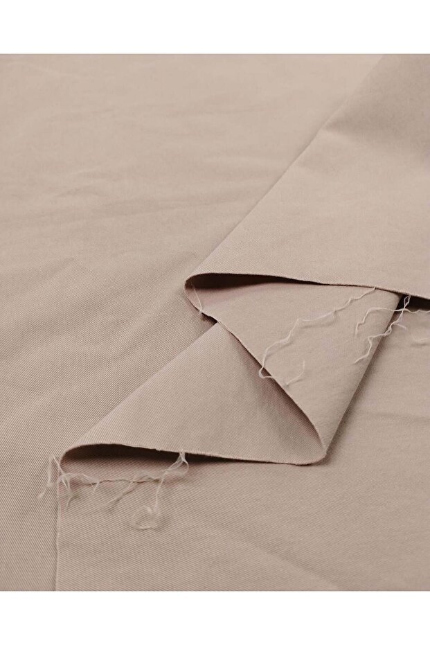 Beige Gabardine Fabric for Pants & Skirts with Full Tok Duruşlu Style 140X160Cm