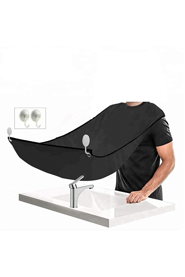 Practical Beard Trimming Cover - Black - 1