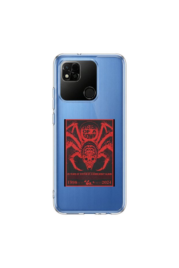 Redmi 10A Compatible Metal 19 Design Transparent Case