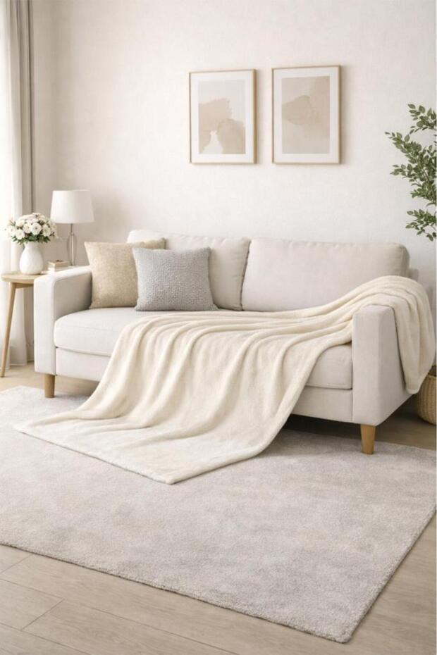 Wella Soft 130X170 cm Tv Blanket Cream