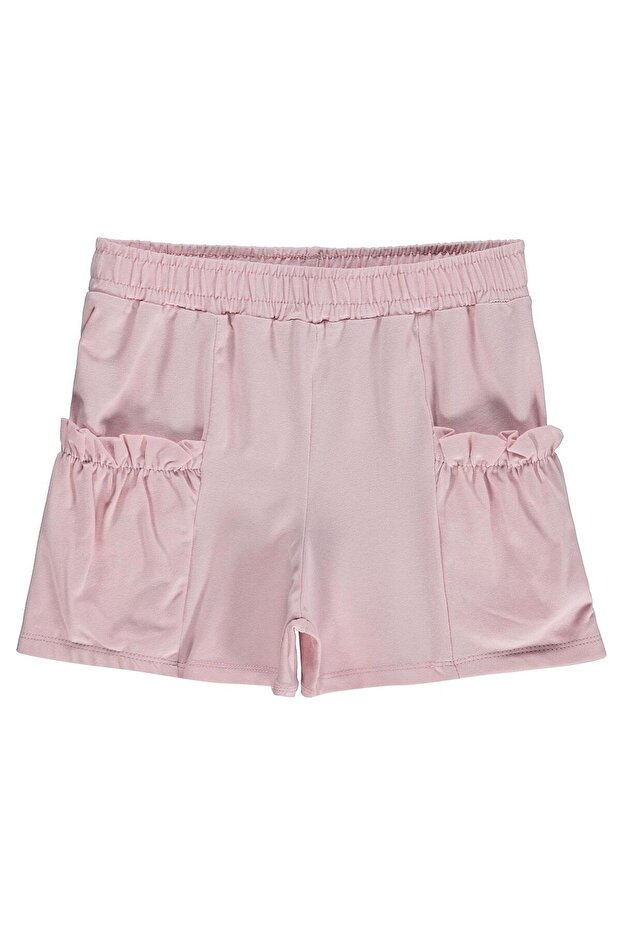 Torba Pocket Detailed Shorts for 6-9 Years - Powder