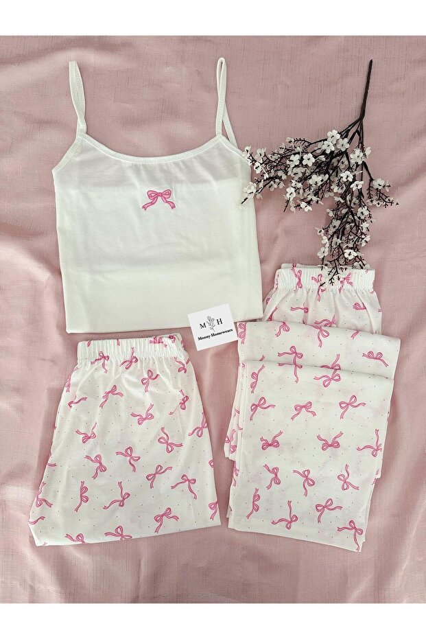 Pemboli Kurdele 3-Piece Soft Pajama Set