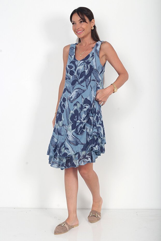 Women's Lined Italian Sakura Dress