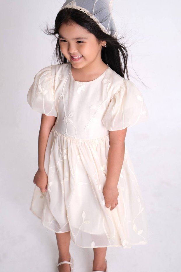 Long Tulle Dress with Cotton Lining and Bandana Included