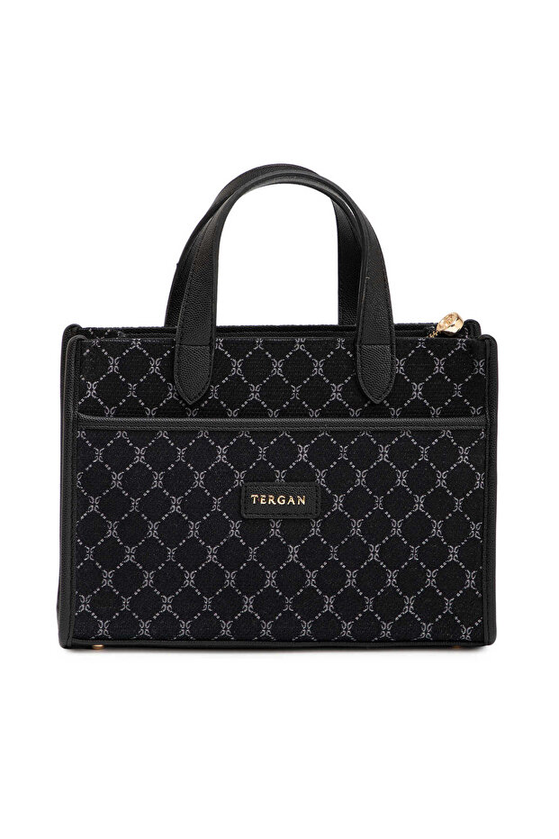 Black Textile Women's Handbag - S26Y1Twc0703-R0P
