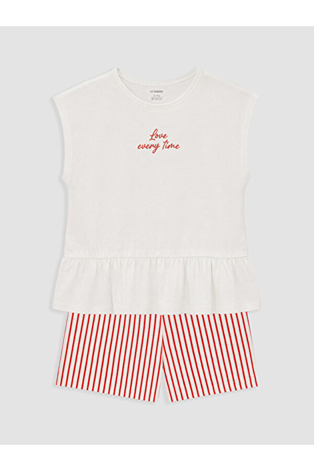 Sparkling Choices Printed Girls' Shorts Set from Shining Store