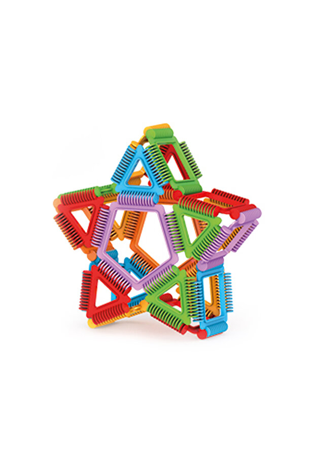 Set de constructie, Dede, Geometric Puzzle, 96 piese - 4