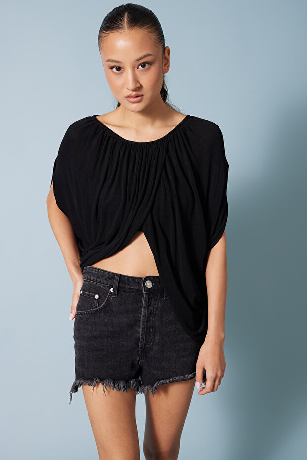 Tri̇ko Tunic Top Black