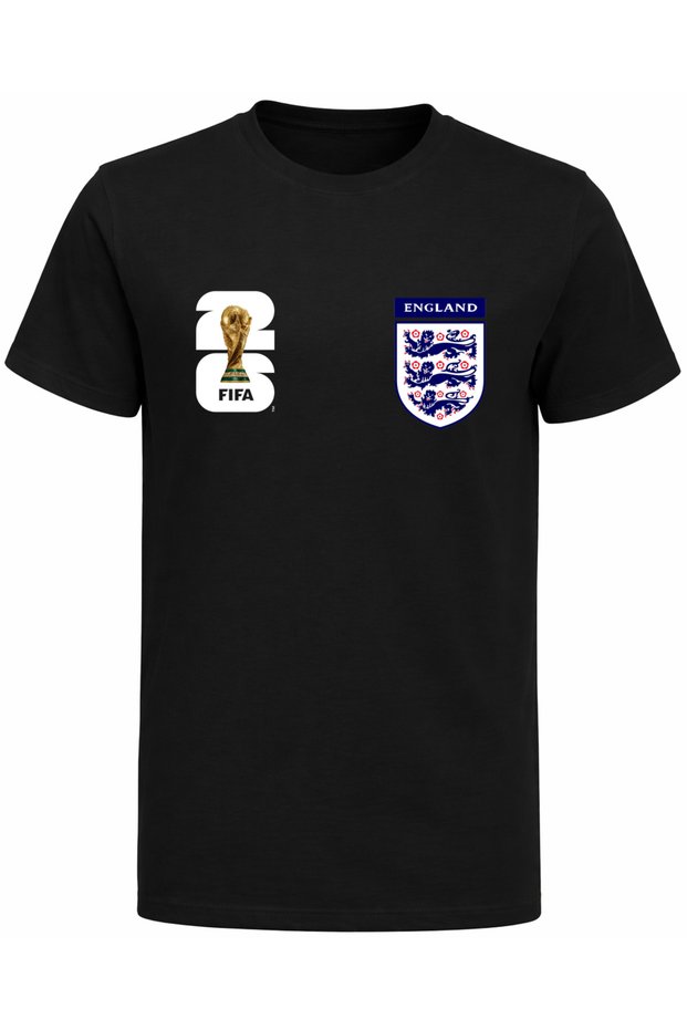 England National Team Logo 2026 World Cup Printed Cotton Children's T-Shirt