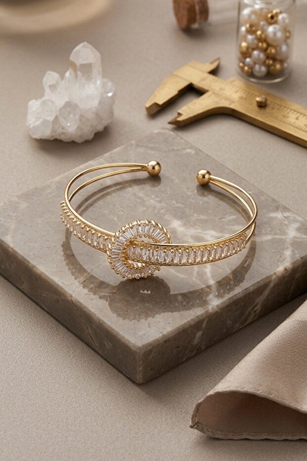 Baget Stone Evening Dress Stylish Bracelet