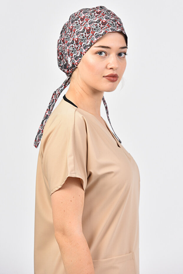 Skull Surgical Hijab Bonnet