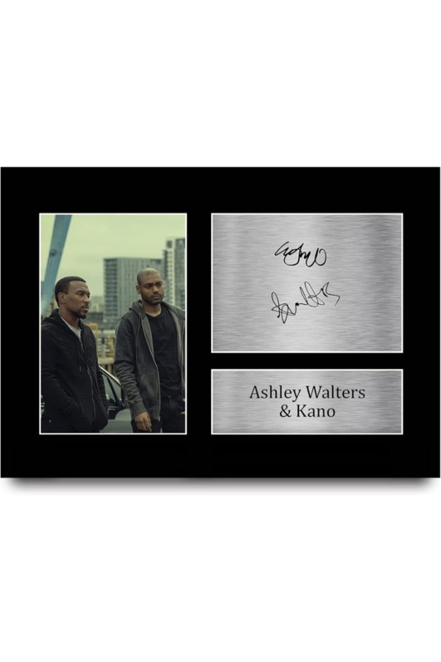 Kano and Ashley Walters Top Boy Gifts Printed Signed Autograph Picture for TV Show Fans - A4