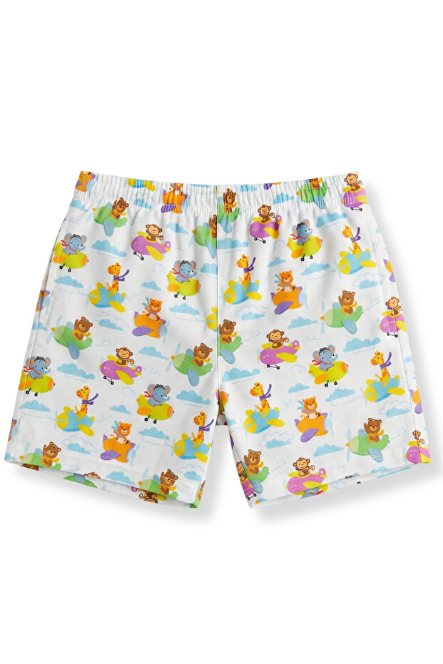 Boys' Swimwear Baby Airplane Pattern Swim Shorts 6-24 Months