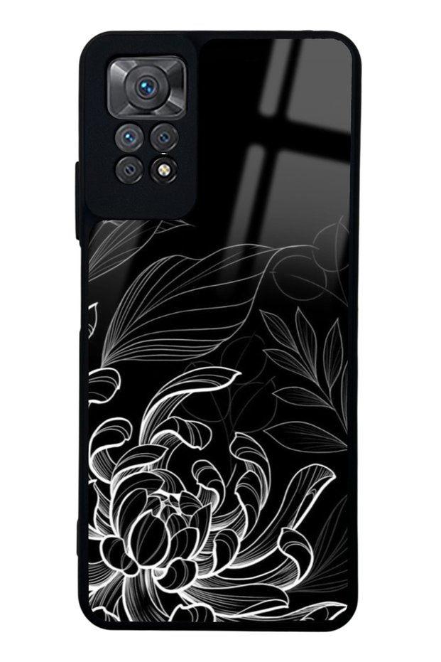 حافظة هاتف لامعة بتصميم أوراق ضوء القمر لهاتف Xiaomi Redmi Note 11 Pro