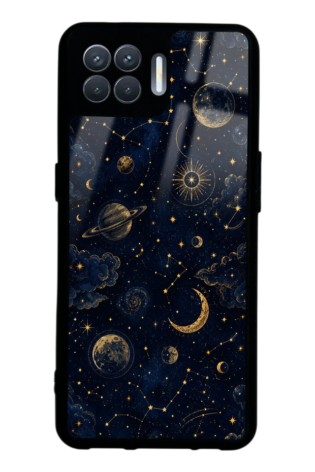 Oppo Reno 4 Lite Celestial Night Design Glossy Phone Case