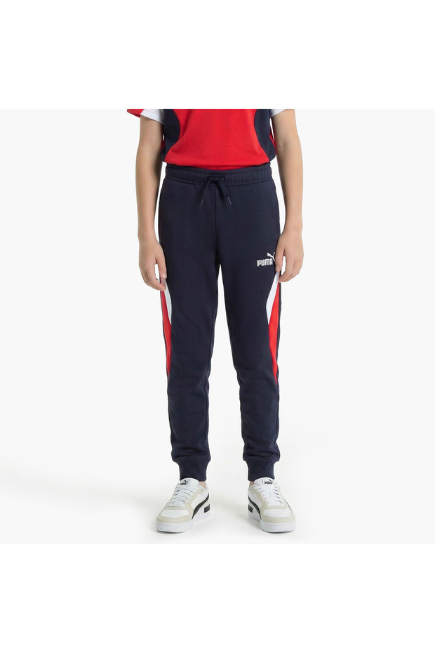 Elasticated Waist Joggers with Pockets - 1
