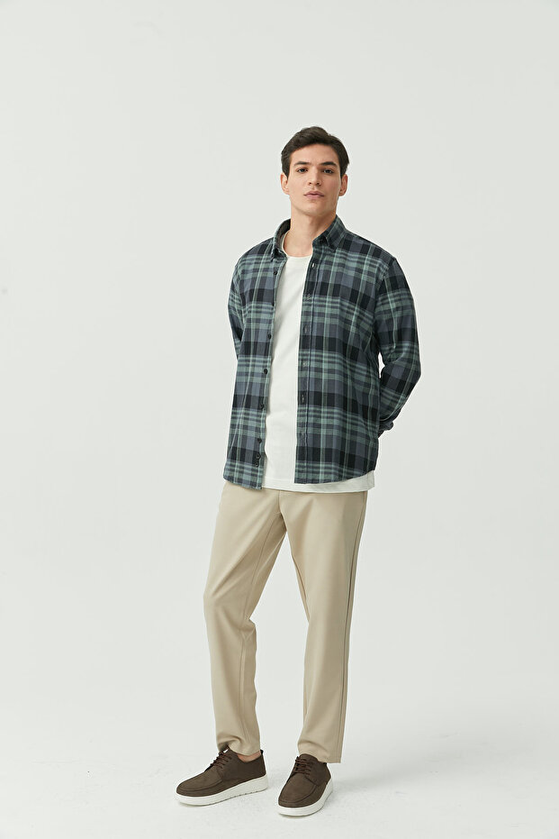 Regular Patterned Shirt - 6