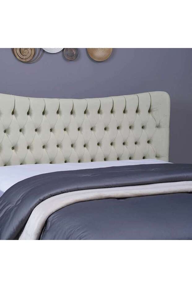 MARS HEADBOARD VELVET WHITE L-180 : H-125 CM