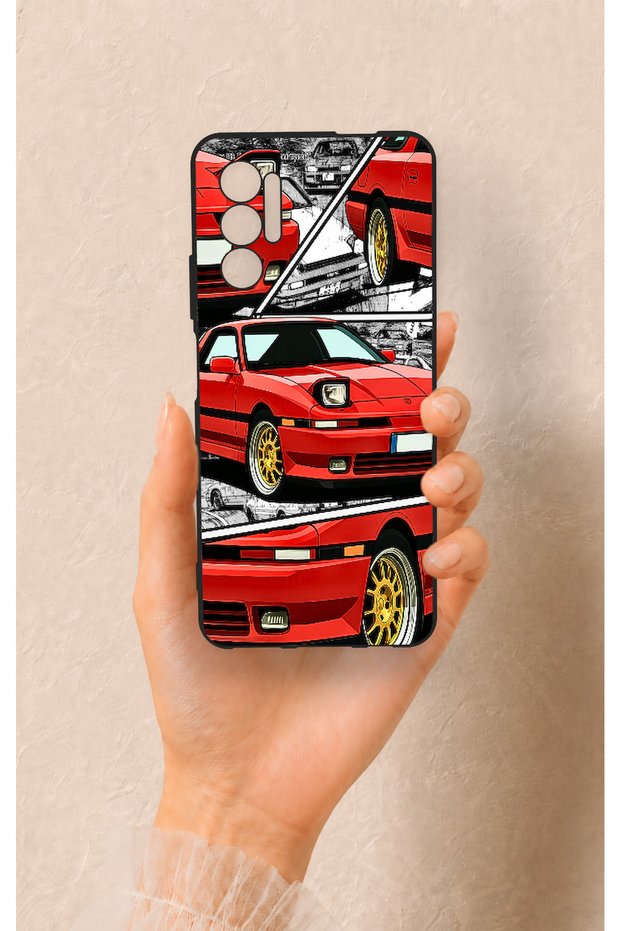 Tecno Pova 3 Compatible Red Supra Patterned Silicone Case