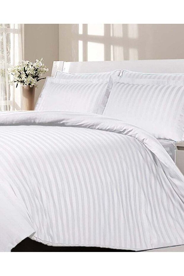 Complete Duvet Cover Set with Fitted Sheet (3 Pieces) Soft Bed Sheet Quilt Covers and Pillow