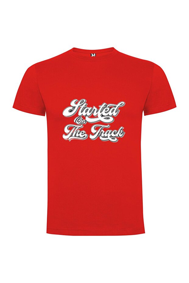 Chic Monochrome Script Tshirt - 1