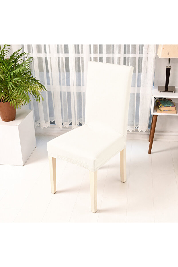 Stretchable Chair Cover – Stretch Fabric , Non-Slip, Washable, Modern Cover with Thick Elastic