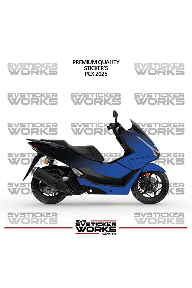 ملصق تزييني لدراجة هوندا PCX 2025، طقم جاهز لتزيين المحرك بلونين، جودة عالية