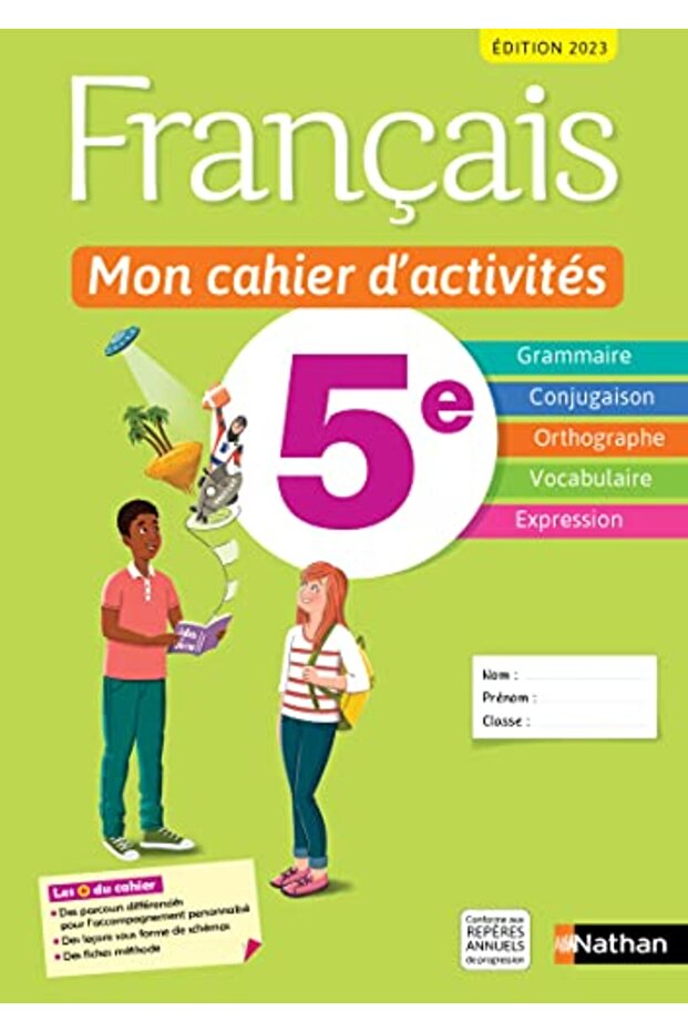 Francais Mon Cahier Dactivites 5E 223