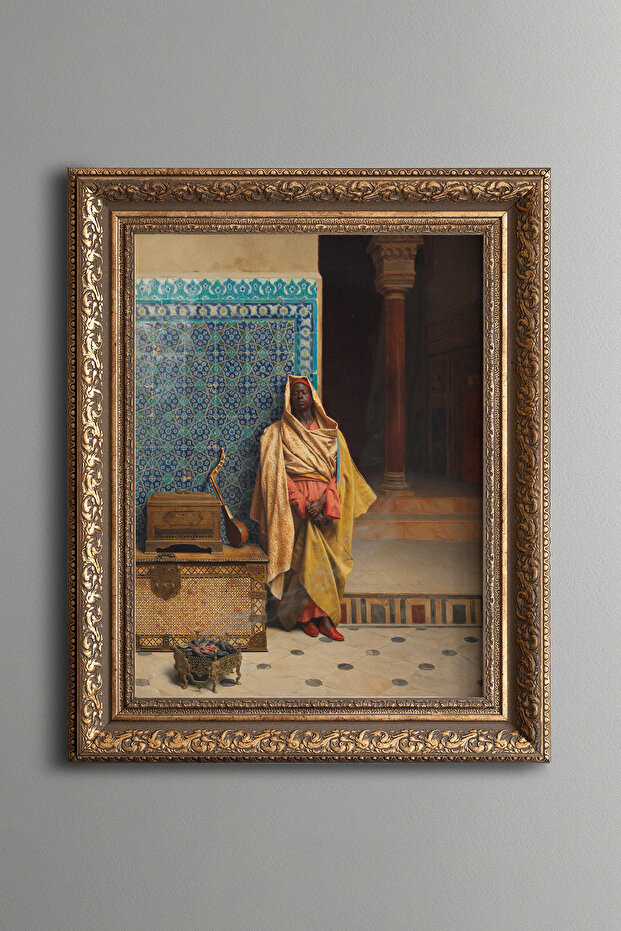 كاميد - طاولة منقوشة بتصميم عتيق - موديل سميك