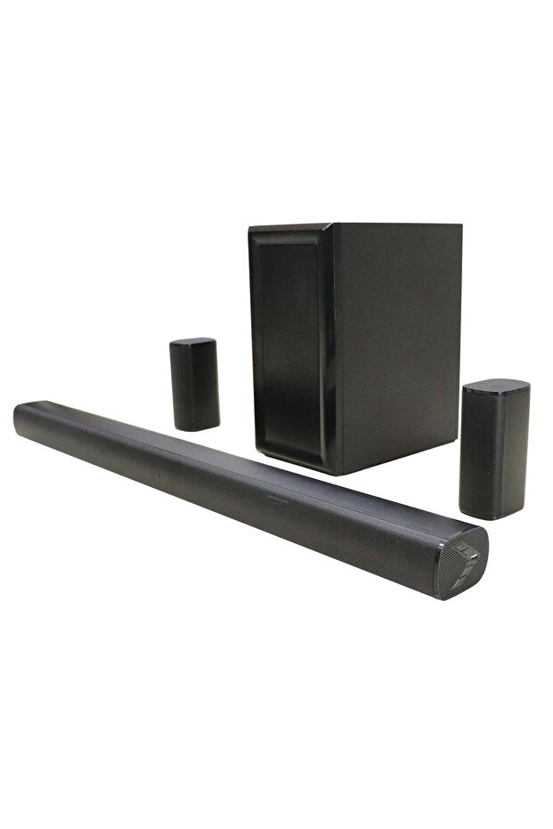 5.1Ch Soundbar With Wireless Subwoofer Home Theatre-3600W PMPO With Bluetooth, USB, SD Card Compatible TH-N430B Black