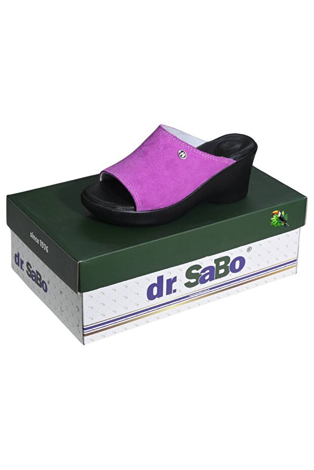 Dr. Sabo Premium Women's Summer Slippers Genuine Suede Leather Orthopedic Comfortable Daily Use