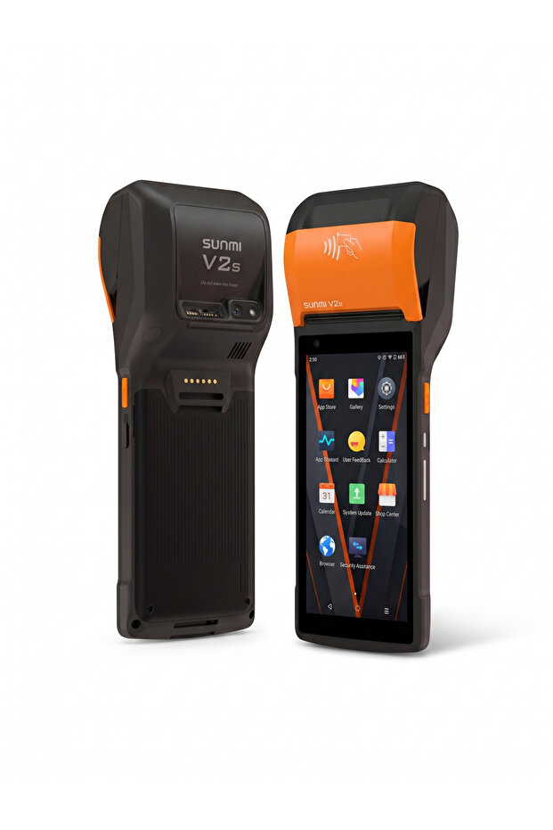 جهاز نقاط البيع المحمول V2s T5940 بنظام أندرويد - شاشة لمس 5.5 بوصة مع طابعة مدمجة