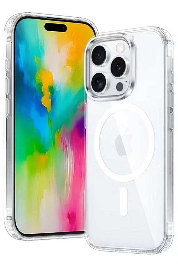 MagSafe Compatible Shockproof Case for iPhone 16 Pro Max with Clear Anti-Yellow and Anti-Scratch Design, Ultra-Slim Lightweight Build, and Wireless Charging Support