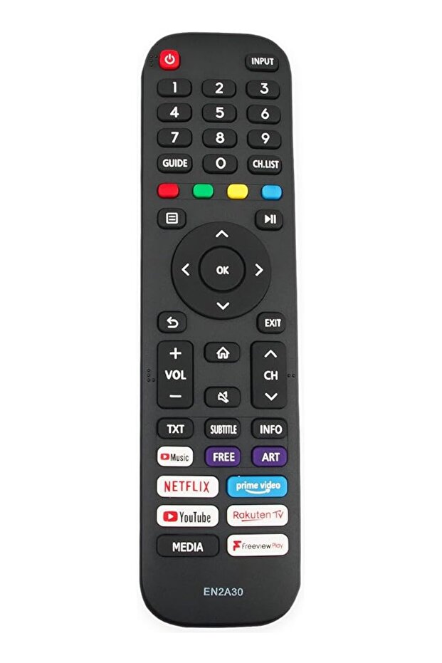 EN2A30 Replacement Remote Control for Hisense 4K Smart TVs – Plug & Play – Durable