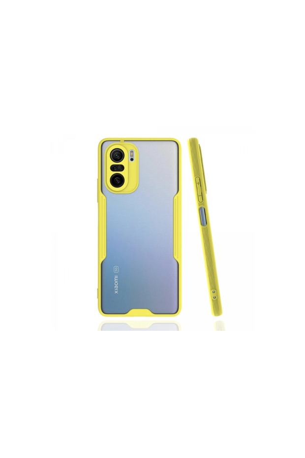 غلاف هاتف Xiaomi Poco F3 مصنوع من السيليكون البلاتيني - أصفر