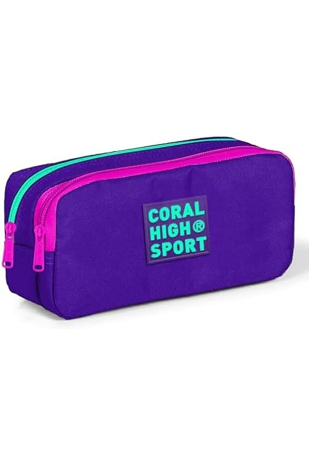 Fth Shop Sport Two-Compartment Purple Pencil Bag 1289854