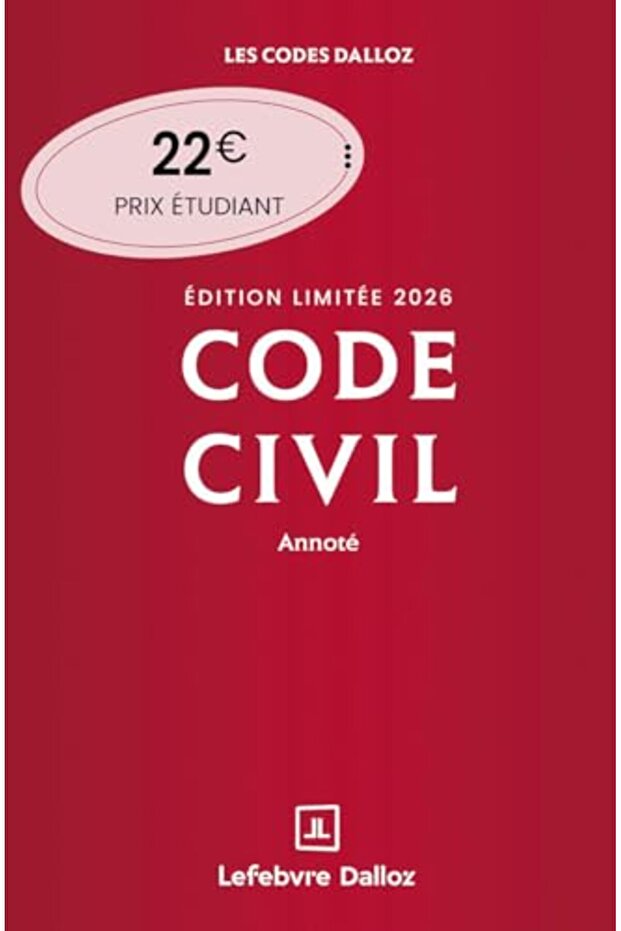 Code Civil 2026 Annote. Edition Limitee. 125E Ed. Edition Limitee