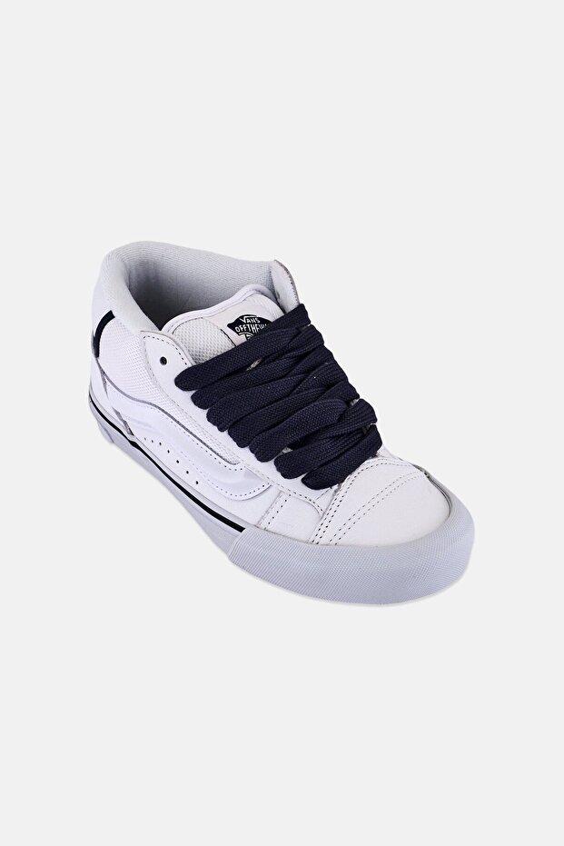 Kids Boy Knu Mid Lace Up Skateboarding Shoes, White