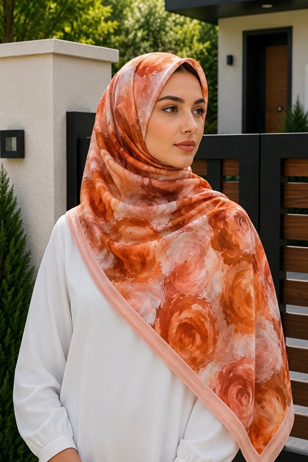 Powder Cotton Soft Shawl