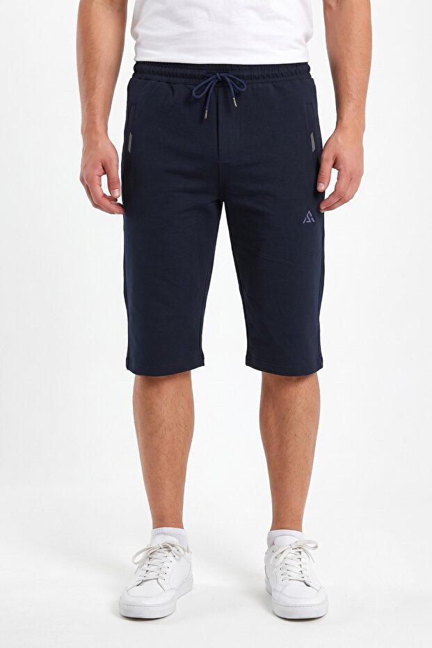 Men's Relaxed Fit Straight Leg Lycra Fabric Capri Bgl-St05583