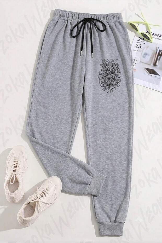 بنطلون رياضي مطبوع للجنسين من Dark Tranquillity v2