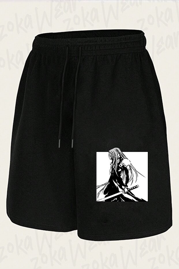 شورت مطبوع بتصميم Sephiroth Ffvii للجنسين